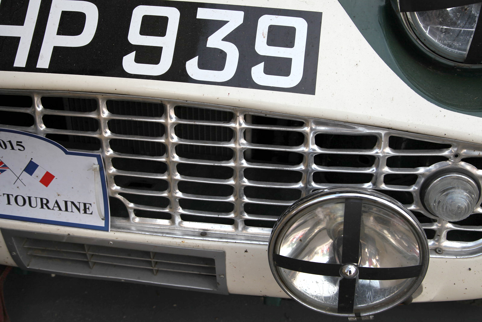 Grille from factory TR3 race car
